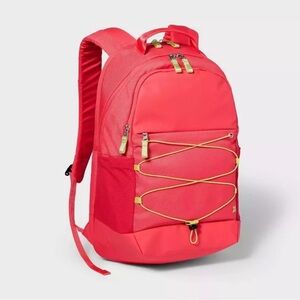 📚NWT All in Motion sporty 19” Vibrant Red Backpack with Lime Accents.📚